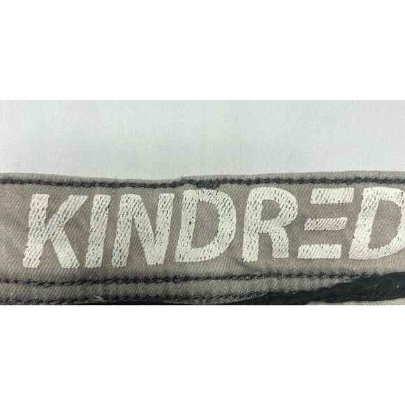 NWT KNRD Kindred Men's Paint Splatter Modern Slim Fit Gray Jeans - Size 42x32 - Picture 7 of 8